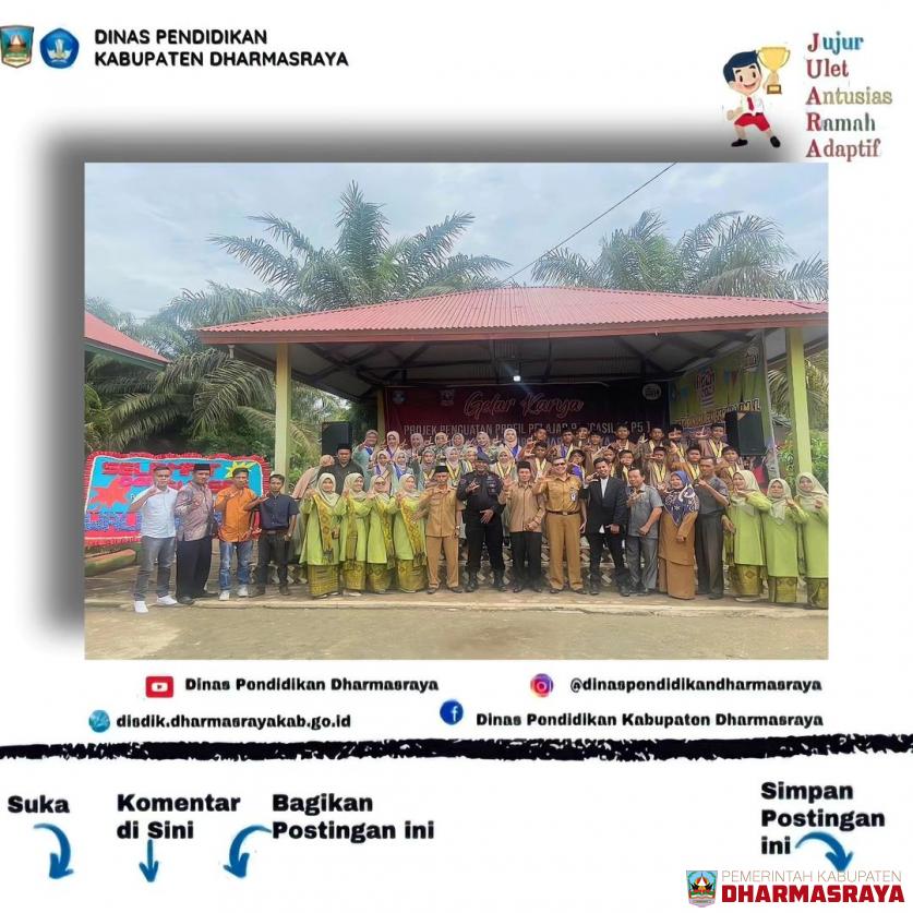 Gelar Karya Projek Penguatan Profil Pelajar Pancasila (P5) Dan pelepasan siswa kelas VI SD N 14 Koto Baru Tahun Ajaran 2022/2023.