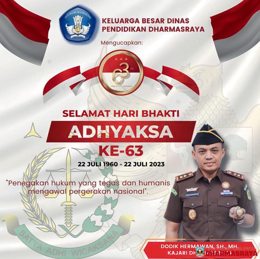 Hari BHAKTI ADHYAKSA Ke-63 Tahun.